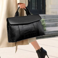 欧美复古气质大容量手提包新款女包鳄鱼纹单肩斜挎包包女