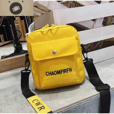 帆布包女斜挎小布包迷你小包单肩包网红可爱零钱手机袋布艺小包包艾狄伊娃单肩包