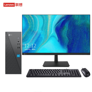 联想(Lenovo)来酷Lecoo 酷310 台式机电脑整机(酷睿I7-13620H 16G 512G固态硬盘 WIFI Win11试用版)配23.8英寸显示器
