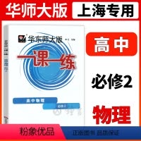 高中物理 必修2 高中一年级 [正版]2023新版一课一练高中物理必修2高一下册华东师大版高1年级第二学期物理华师大版一