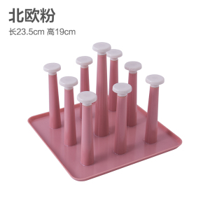 玻璃杯架水杯挂架茶杯架收纳架沥水杯架创意水杯架子置物架沥水盘