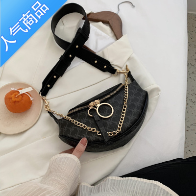 FENGHOU网红腰包女潮ins包包2021新款夏季时尚胸包女斜挎百搭洋气单肩包腰包男