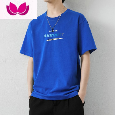 七斓夏季短袖t恤男潮牌港风休闲宽松薄款半袖夏天体恤送男友T