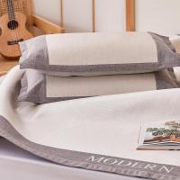 美帮汇夏季冰丝凉席三件套1.8m床席子1.5米可水洗折叠夏凉席1.2空调软席