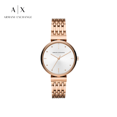 阿玛尼手表女士官方正品简约气质ins风石英七夕送礼AX5901AX5901