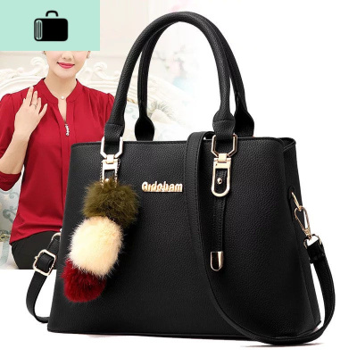 手提包女新款时尚单肩包女斜挎包中年女士包包中年女包包妈妈包包NEW LAKE女士单肩包