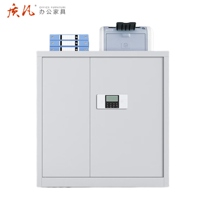 质凡 保密柜单节柜无抽电子密码锁 /ZF-BMG026/970*420*900mm(厚度1mm)