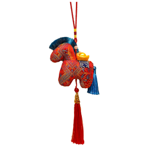 锦瑞星 马年吉祥物公仔 挂10cm 个