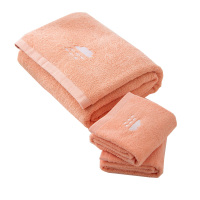恒源祥 馨雅天气浴巾三件套-粉(2面+1浴)TAL1017