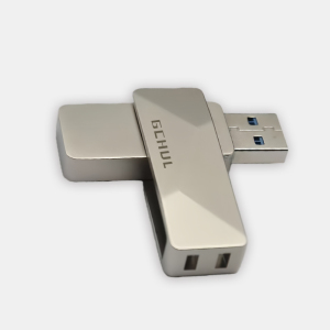 杰储(GCHUL) U100 白昼系列 256G USB3.2 超高速固态闪存U盘/优盘 (单位:个) 黑色