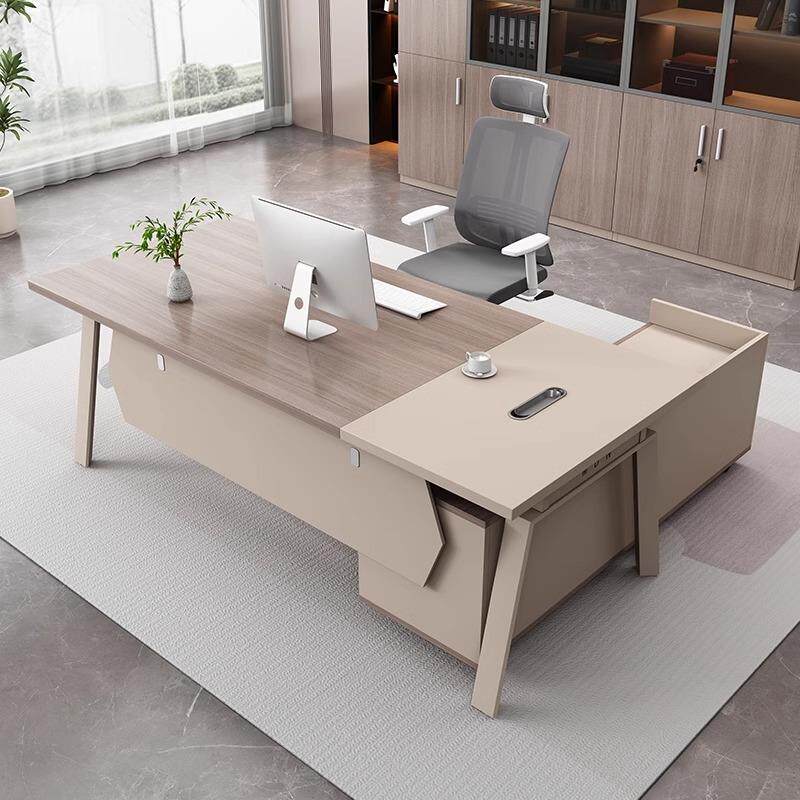 易企采 180CM办公桌不含椅 老板经理办公桌财务主管行政电脑桌 单位:张