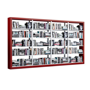 慧采云 钢制书架学校图书馆书店书籍室阅览室单面书架资料架单面一列四组