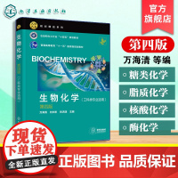 生物化学 第四版 万海清 现代生物化学分子生物学基础知识 工业中实际应用 糖类脂质蛋白质核酸酶化学 工科学生生物化学