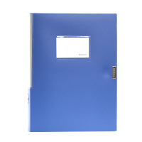 齐心 ZA0005 档案盒55mm A4 灰蓝 单个装