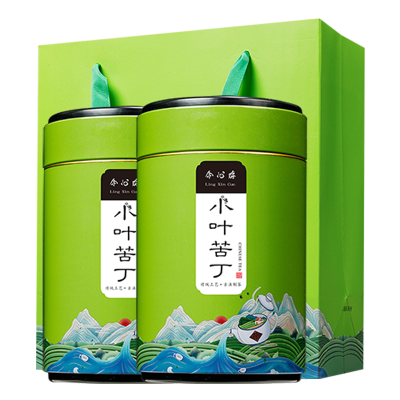 痴福 米芽小叶苦丁茶特嫩芽头级四川青山绿水遇水复活茶新茶叶