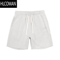 HLCOMANmwood简木男装[宽松版]400g碳磨紧密棉五分卫裤男士短裤