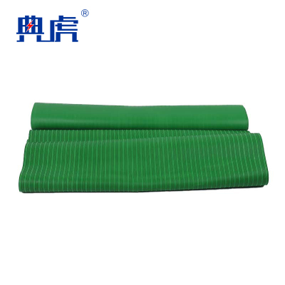 典虎 绝缘胶垫 绿色条纹3mm*1m*10m 卷