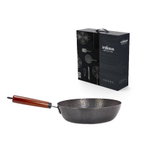 艾逸瑶选 罗斯维纳锻打平底煎炒锅28CM CJ-21008