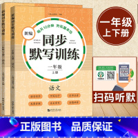 新编同步默写训练 1年级上下册 [正版]小学一二三四五年级上下册新编同步默写训练看拼音写词语生字注音组词阅读理解语文识字