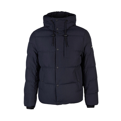 EMPORIOARMANI阿玛尼男士拼色时尚logo徽标羽绒服