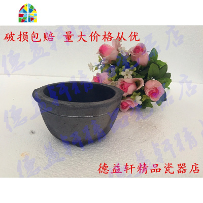 老式土砂锅煲汤小号家用燃气煤气灶专用陶瓷煲仔饭无釉沙锅粗炖锅 FENGHOU 加厚可高温750ml可上火