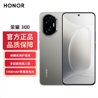 荣耀300 苍山灰 12GB+512GB 第三代骁龙7芯 5G 5300毫安青海湖电池 100W快充 拍照手机