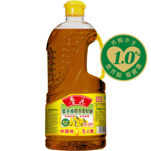 鲁花[鲁花直销]低芥酸特香菜籽油900ml 非转基因 粮油 小瓶食用油