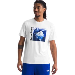 THE NORTH FACE北面男子Suspended白色经典新款T恤正品吸汗短袖