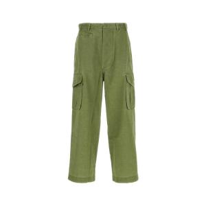KENZO绿色工装裤男宽松百搭休闲长裤