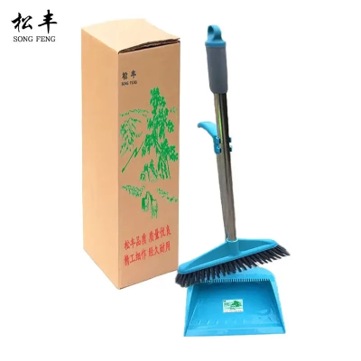 松丰(SONG FENG) 塑料套撮簸箕套装撮子软毛扫帚带齿簸箕85cmX30cmX28cm套