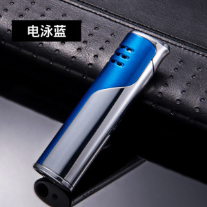 直充充气打火机直焰防风火机雪茄点火器金属个性创意送男朋友礼物