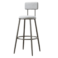 吧椅前台椅390*300*650mm[材质:绒布座垫+铁艺框架]