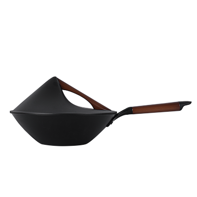 福库(CUCKOO)铸铁无涂层铁锅炒锅燃气灶多功能家用炒锅0涂层炒锅COP-MXF3350B 铸铁/生铁 33cm