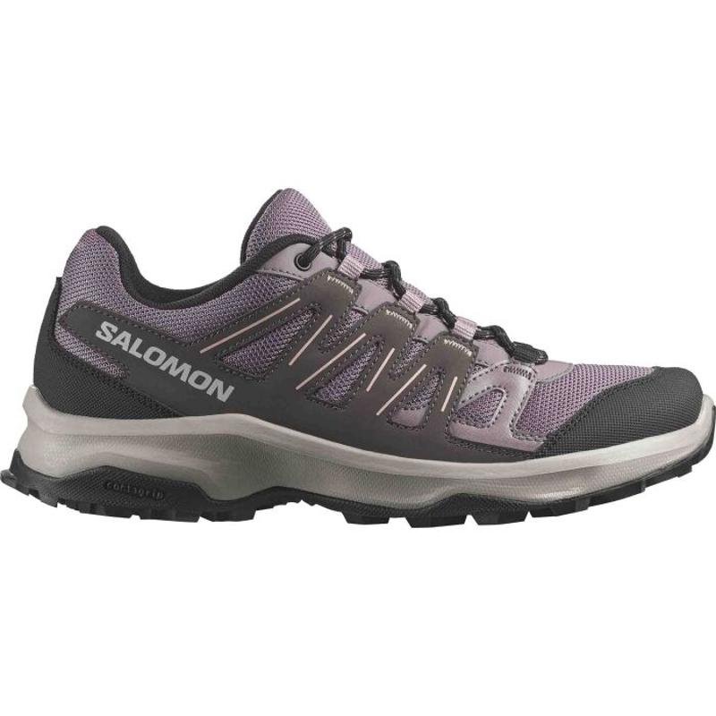 萨洛蒙(SALOMON)女款轻量化TPU登山鞋透气舒适户外徒步鞋防滑耐磨