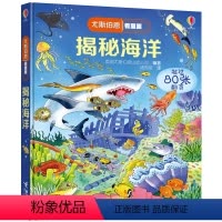 看里面:揭秘海洋 [正版]尤斯伯恩看里面揭秘系列儿童翻翻书全套撕不烂揭秘恐龙海洋太空汽车乘法表3d立体书幼儿启蒙认知早教
