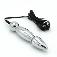 乐乐窝充电遥控脉冲后庭肛塞茎环马眼尿道插棒乳夹电极贴片硅胶按摩手套男女用自嗨玩SM情趣成人用品 配件:1387款肛塞