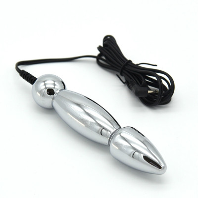 乐乐窝充电遥控脉冲后庭肛塞茎环马眼尿道插棒乳夹电极贴片硅胶按摩手套男女用自嗨玩SM情趣成人用品 配件:1387款肛塞