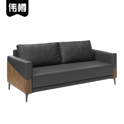 伟樽办公沙发三人位193*82*80cm张