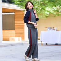 年春秋新款妈妈装套装时尚中老年套装女装衣服秋装新款两件套