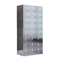 抚樽不锈钢更衣柜二十四门