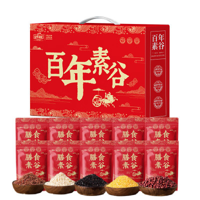 山野原粮 百年素谷礼盒 300g*10