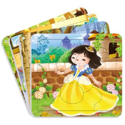 正版新书]我的第一套经典童话拼图白雪公主(1-4岁)北京小红花