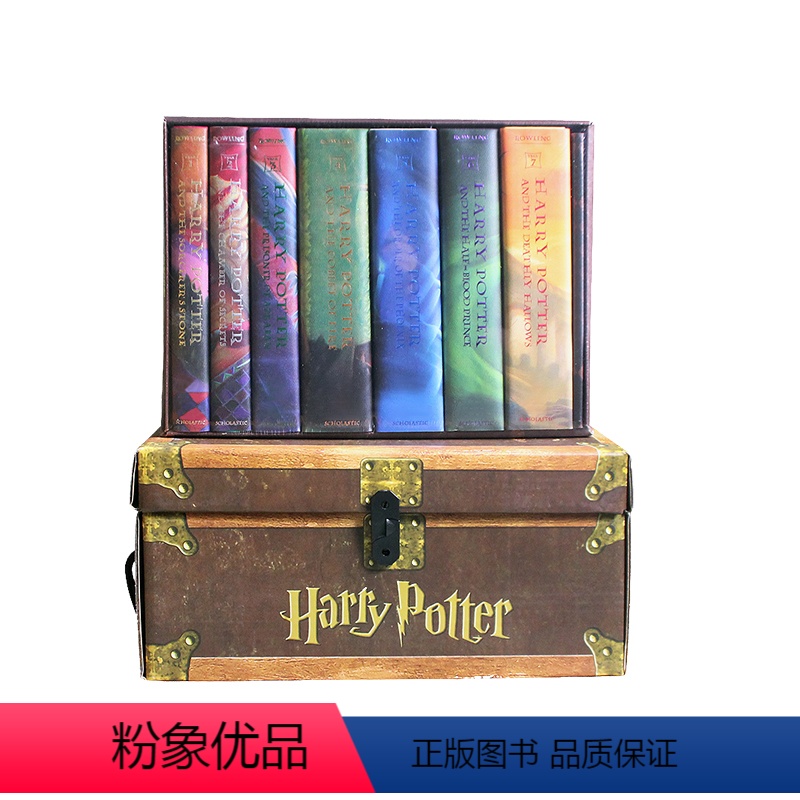 哈利波特1-7部:精装豪华版(美版附神秘礼物) [正版]哈利波特与魔法石英语原版Harry Potter and the