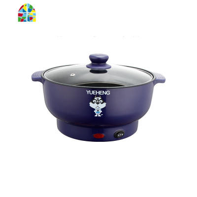 封后电饭炒锅多功能家用炒菜锅寝室锅插电不粘锅小型锅煎炒蒸煮一体锅 FENGHO 22CM粉可煎炒不粘锅+蒸笼不粘涂层1-