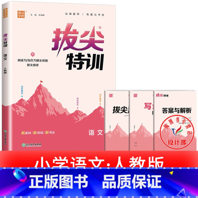 单本[人教版]语文 三年级上 [正版]2025春拔尖特训英语外研版一年级起点英语练习册外研社小学一二三四五六年级上册下册