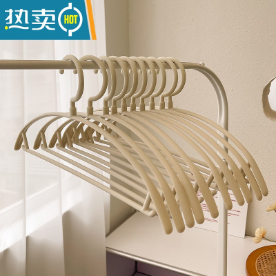 敬平冷淡风~简约宽肩晾衣架 家用衣物收纳防滑衣撑不鼓包塑料衣挂
