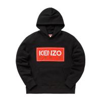 高田贤三(Kenzo)男款Kenzo刺绣棉质连帽卫衣经典百搭套头休闲外套