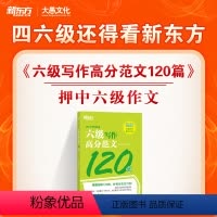 [正版]六级写作高分范文120篇 CET6 大学英语六级备考资料 六级命题趋势分析 写作技巧 热门话题讲解 写作真题