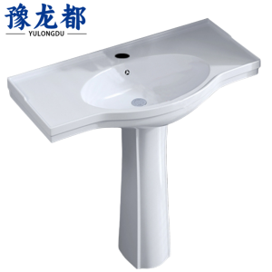 豫龙都立柱洗手盆70*40个