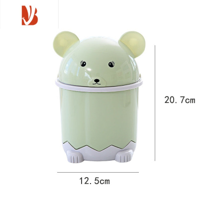 三维工匠桌面垃圾桶迷你创意带盖家用办公室小号床头卧室客厅厨房垃圾杂物